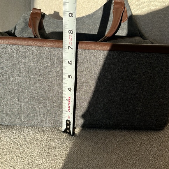 Chaps gray tote bag. - Picture 10 of 11